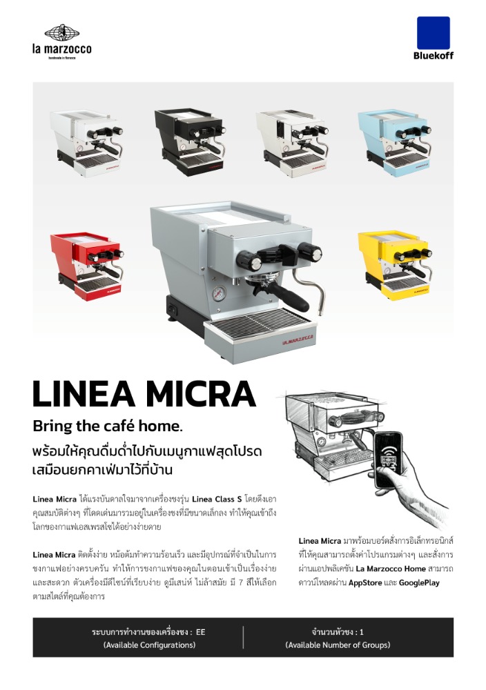 La Marzocco Linea Micra (Stainless) Bluekoff Good Coffee Maker